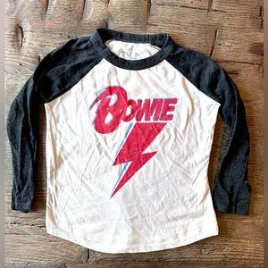 ❤️⚡️🖤CHASER BOWIE BURNOUT LONG SLEEVE TSHIRT🖤⚡️❤️ SIZE 5